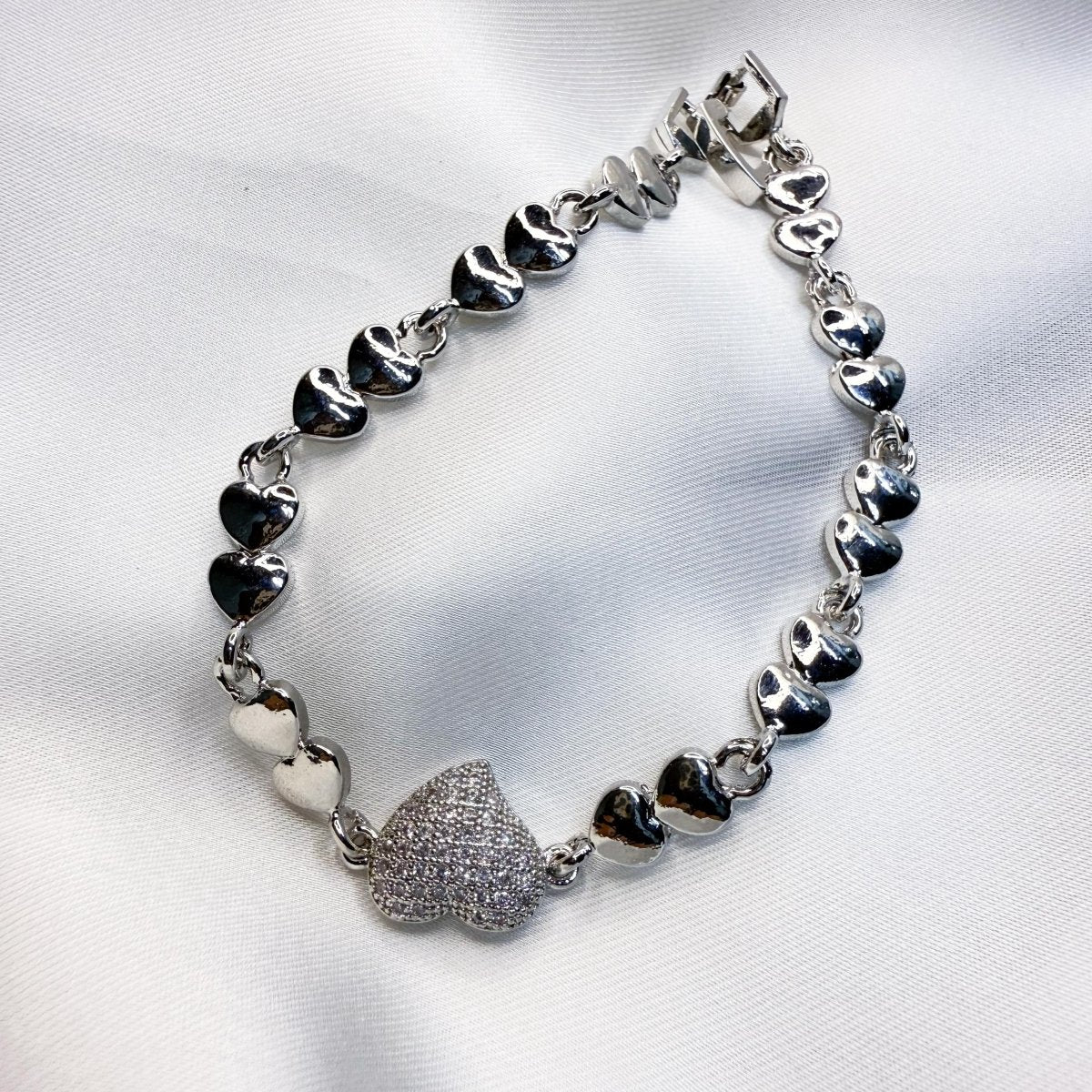Adorned Heart Bracelet - Inara Jewellery