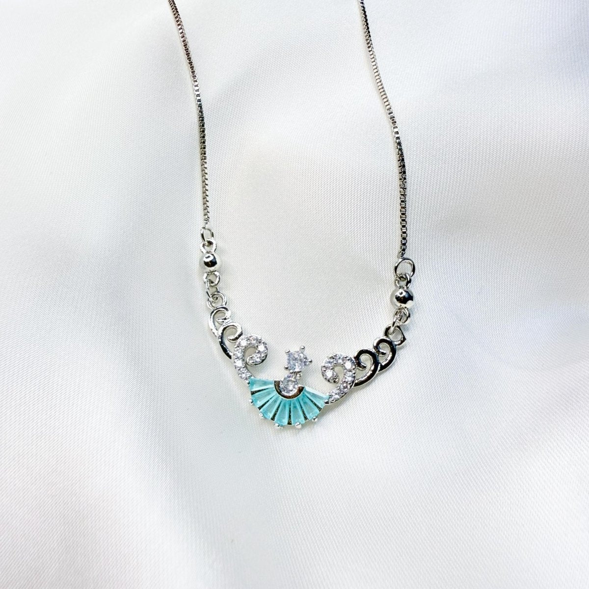 Angel Wings Diamonds Silver - Necklace - Inara Jewellery