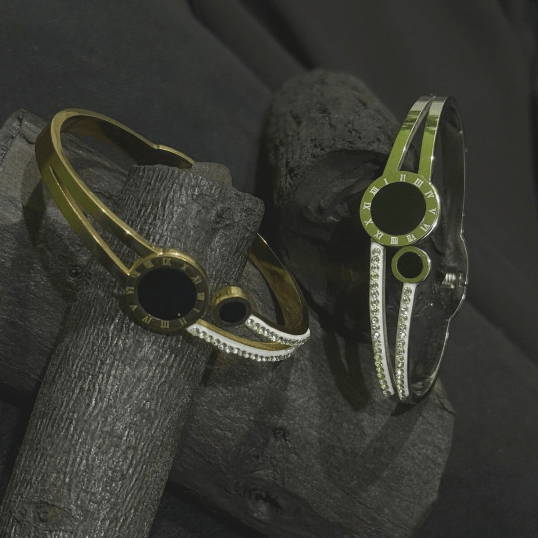 Cassia Elio Bangle Bracelet - Inara Jewellery
