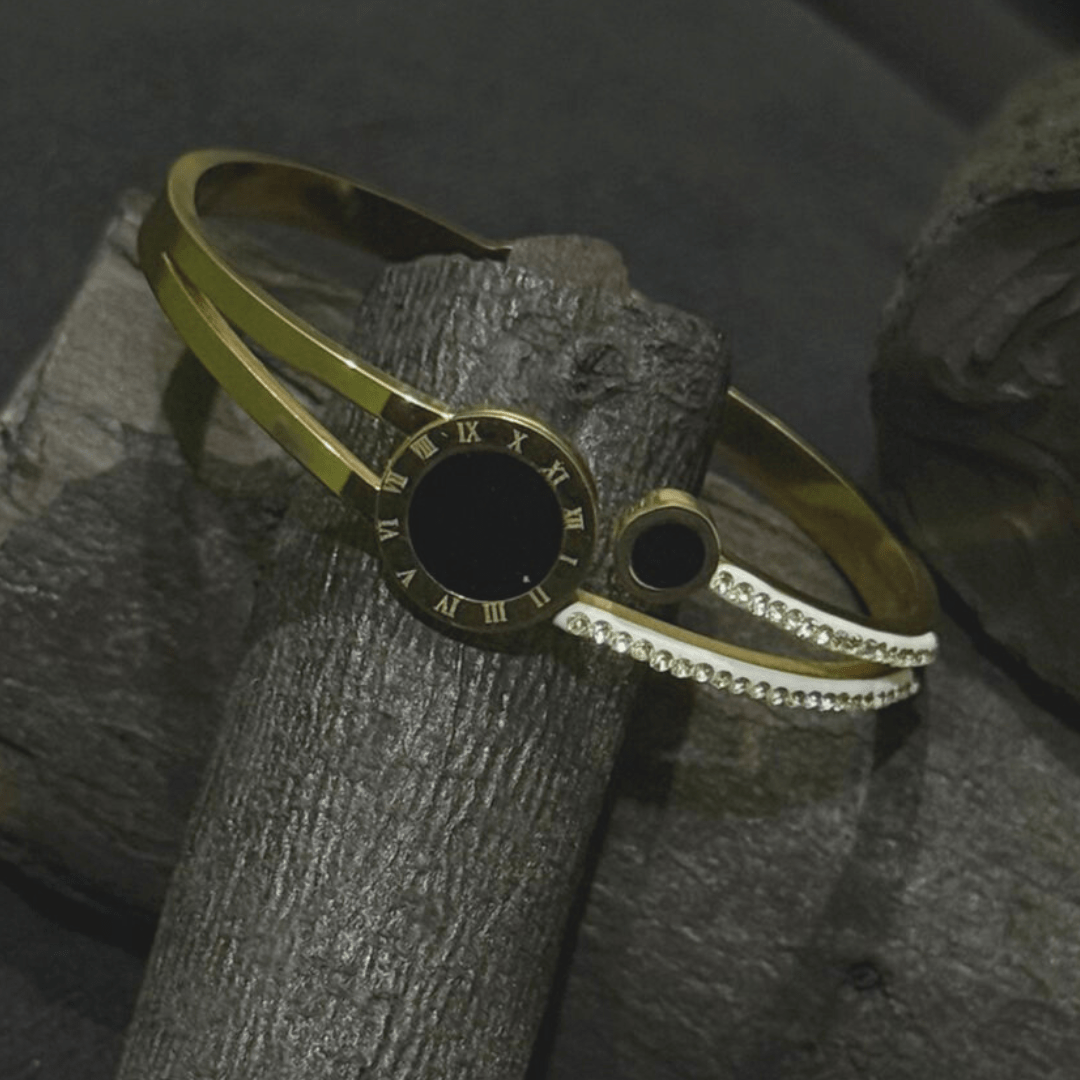 Cassia Elio Bangle Bracelet - Inara Jewellery