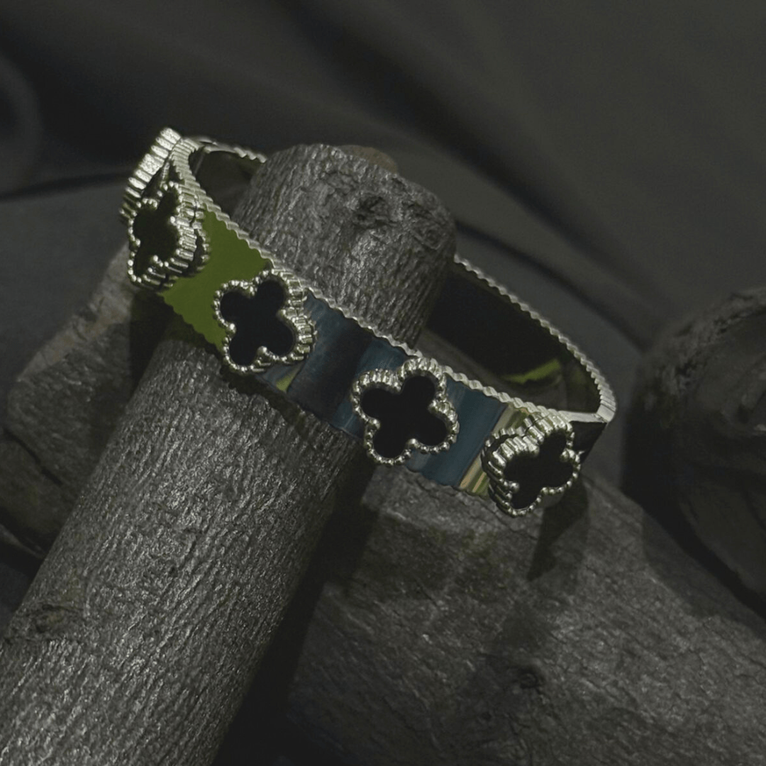 Clover Tale Bangle Bracelet - Inara Jewellery