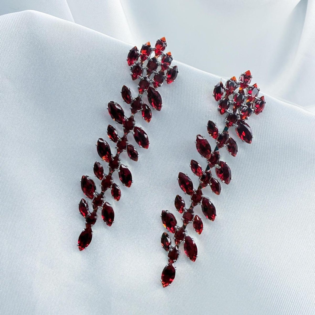 Crystal Marquise Drop Earrings - Inara Jewellery