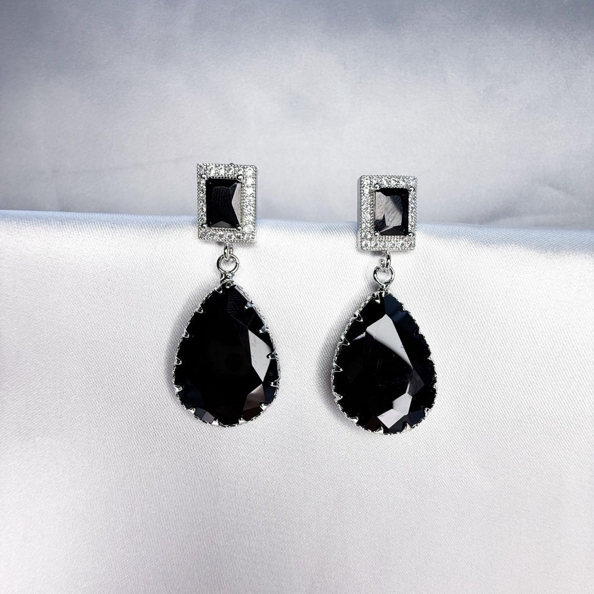 Cubic Zirconia Fashion Drop Earrings - Inara Jewellery