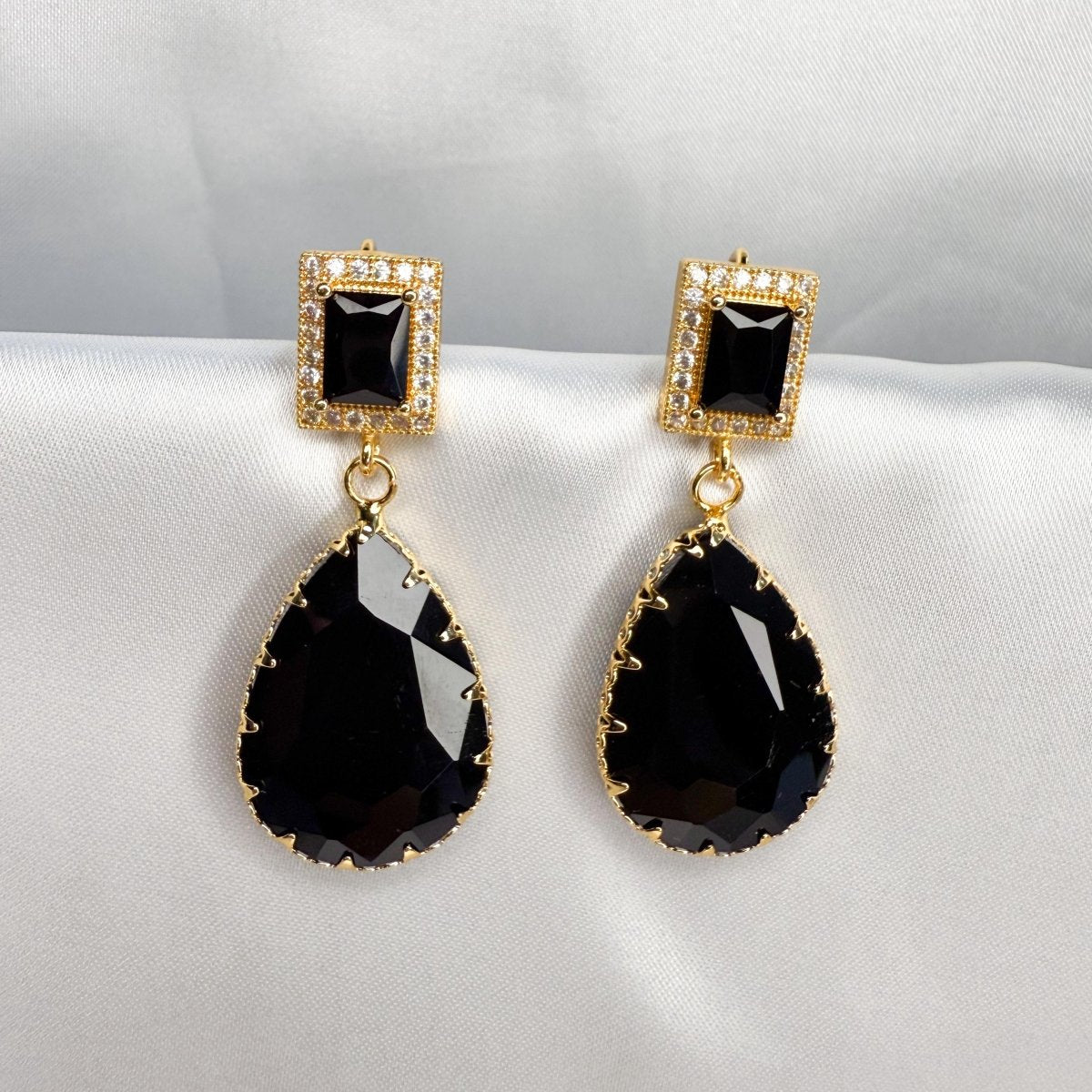 Cubic Zirconia Fashion Drop Earrings - Inara Jewellery