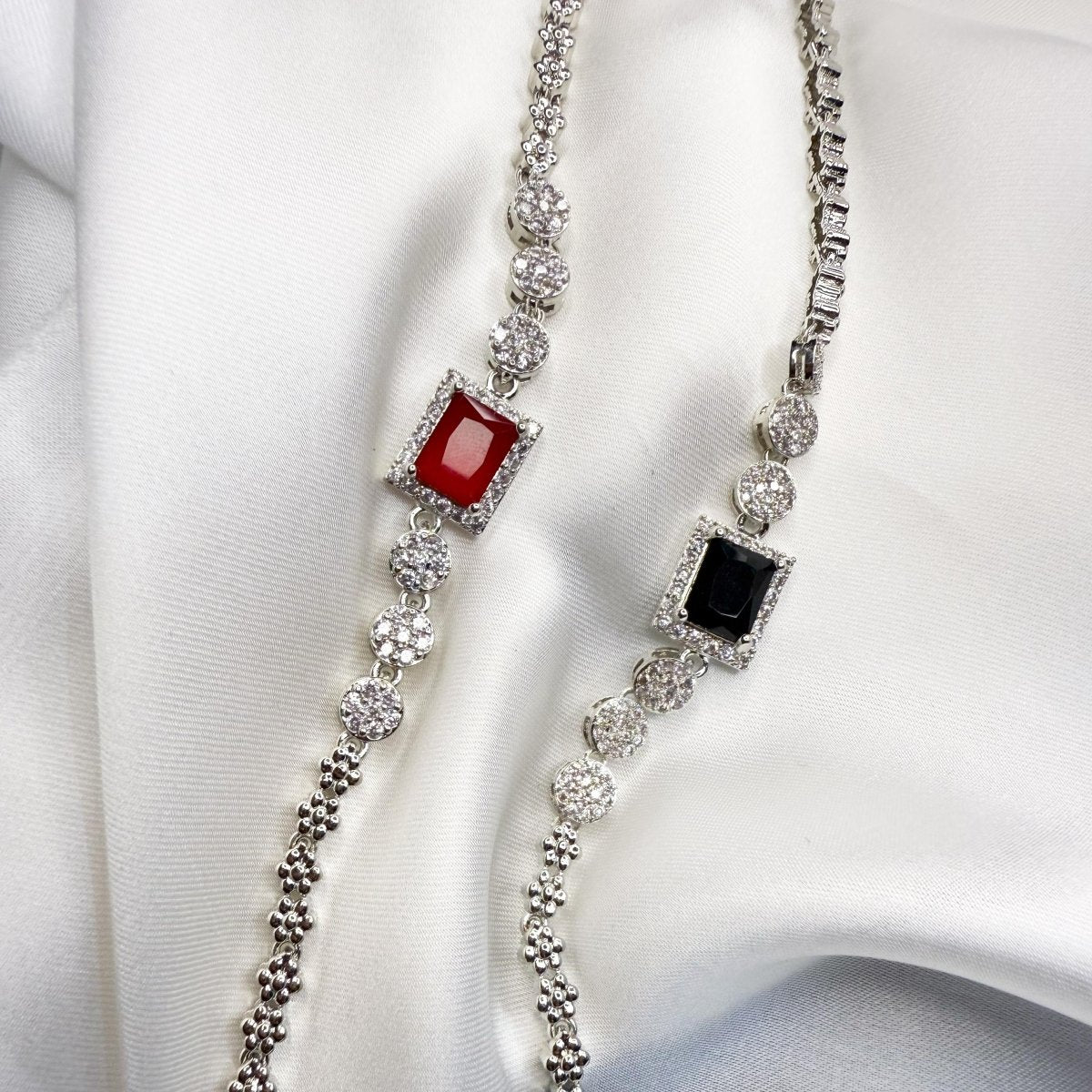 Draped in Dazzle - Black - Inara Jewellery