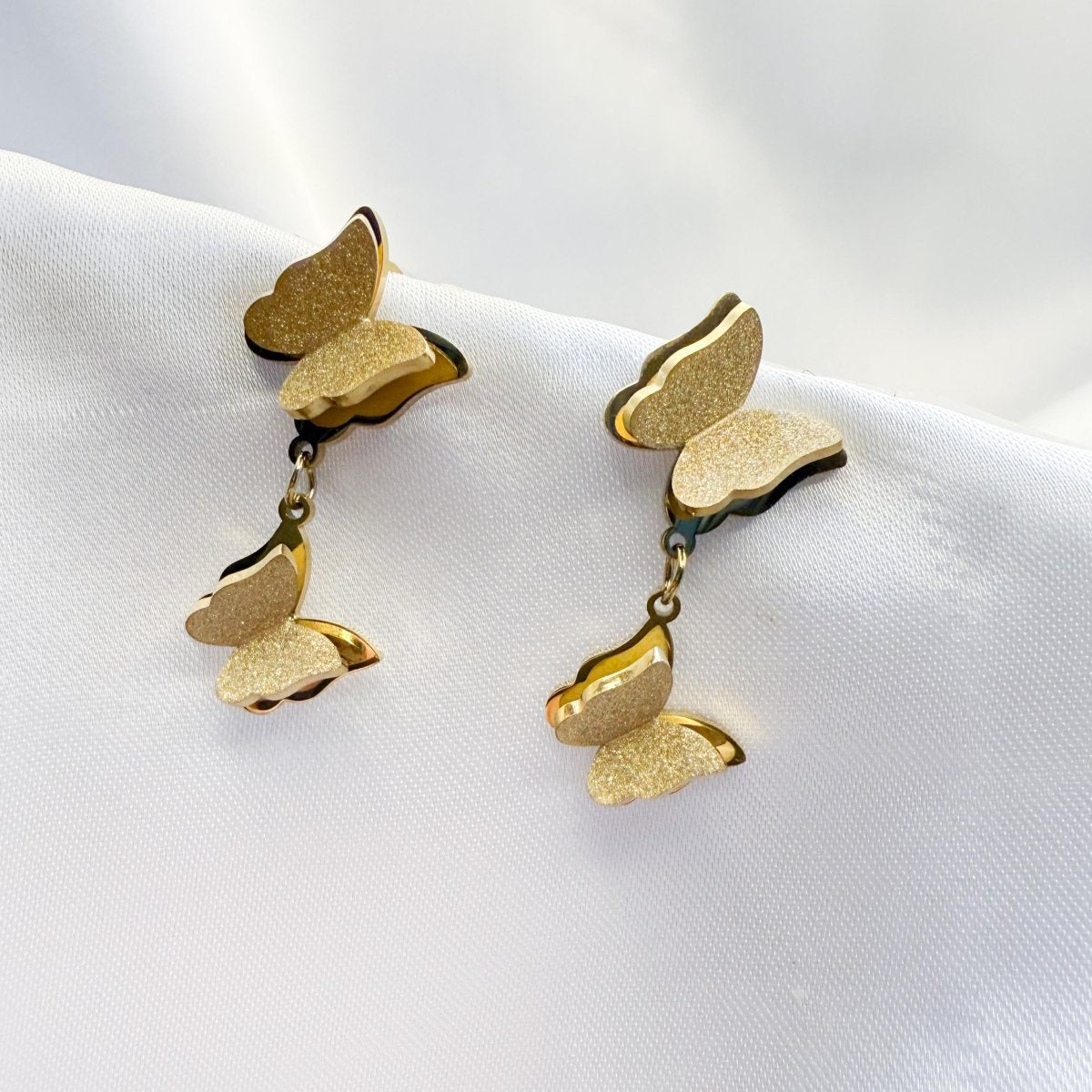 Elegant Dangle & Stud Earring Set - Inara Jewellery
