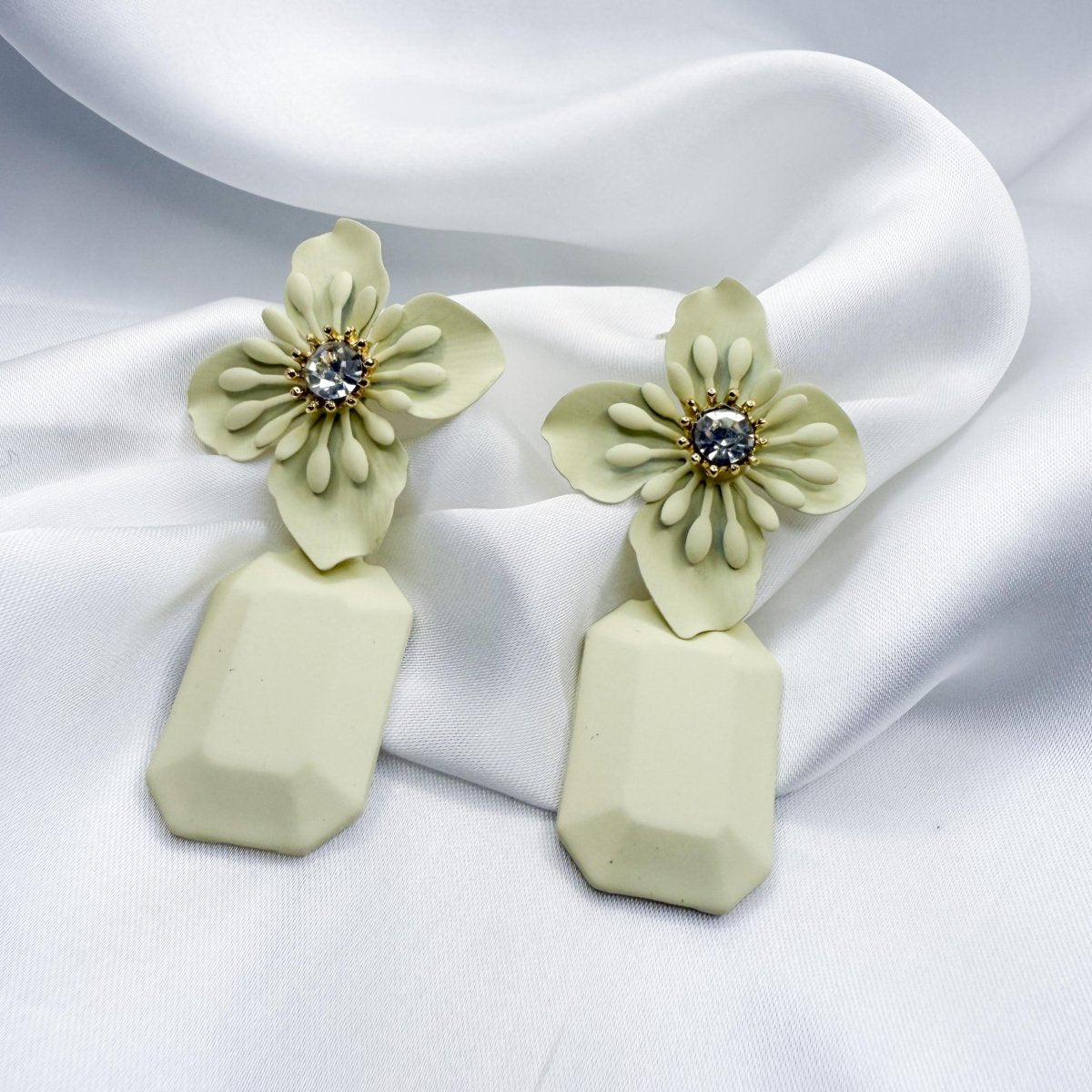 Floral Drop Earrings - Inara Jewellery