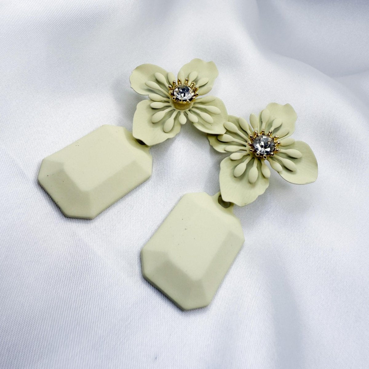 Floral Drop Earrings - Inara Jewellery