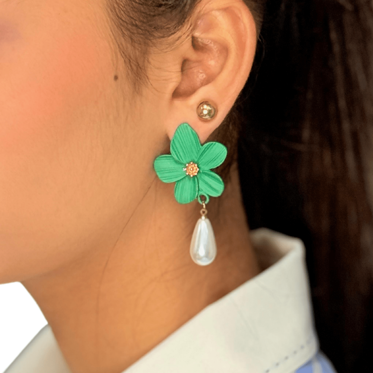 Mint Blossom Pearls - Inara Jewellery