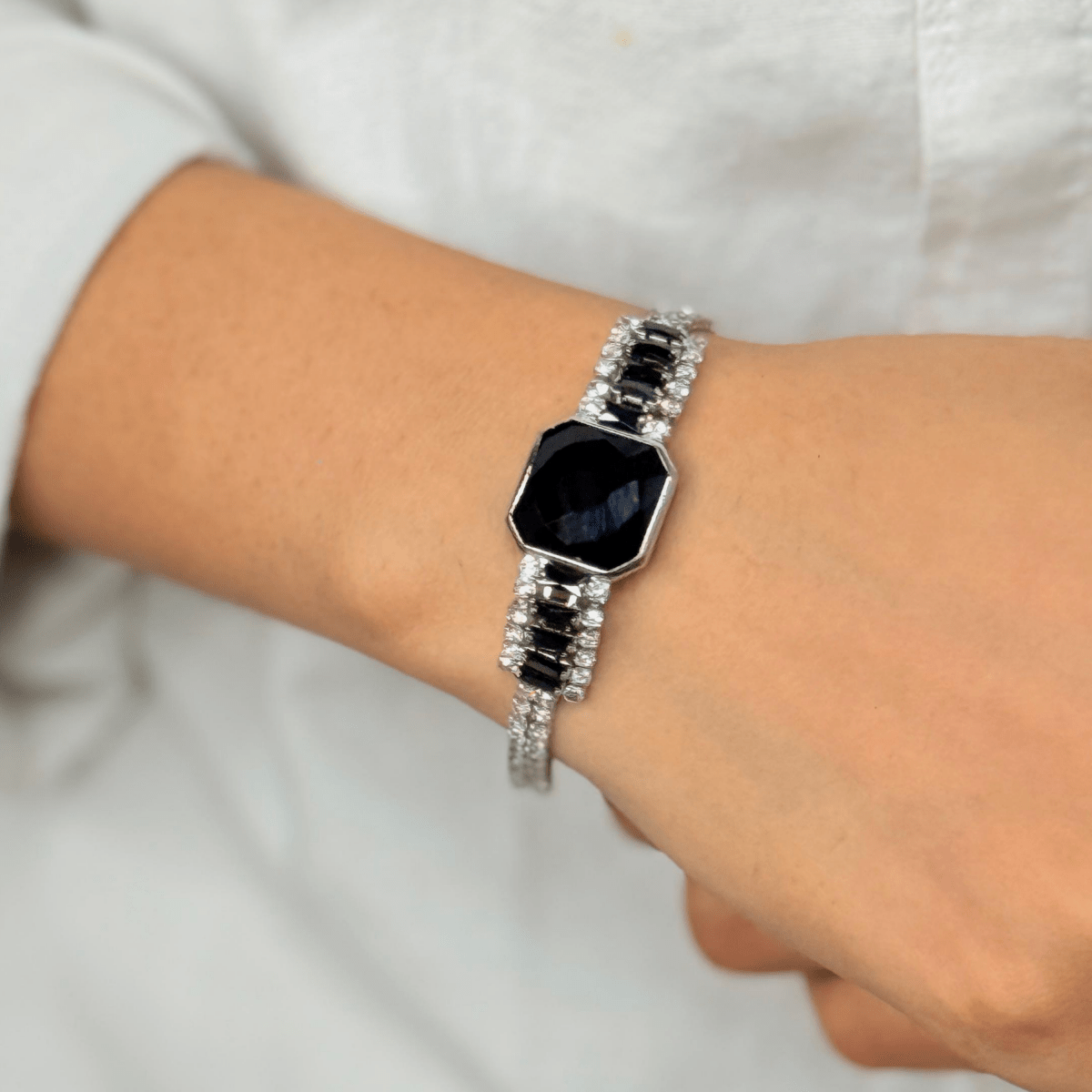 Noir Edge Bracelet - Inara Jewellery