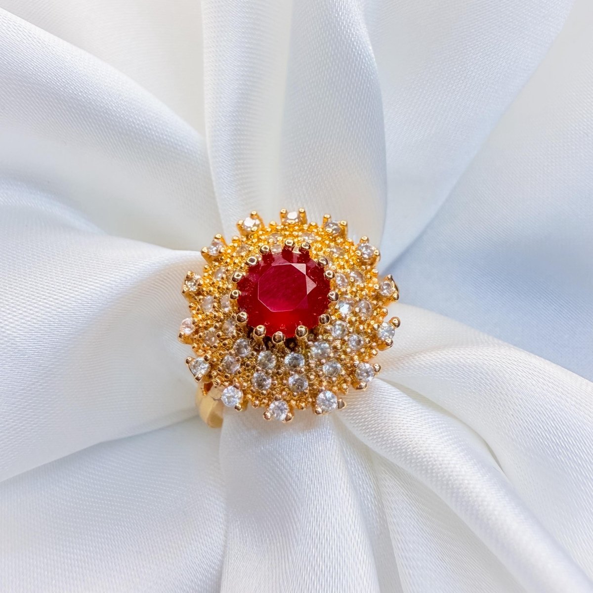 Oval Crystalline Ring - Inara Jewellery