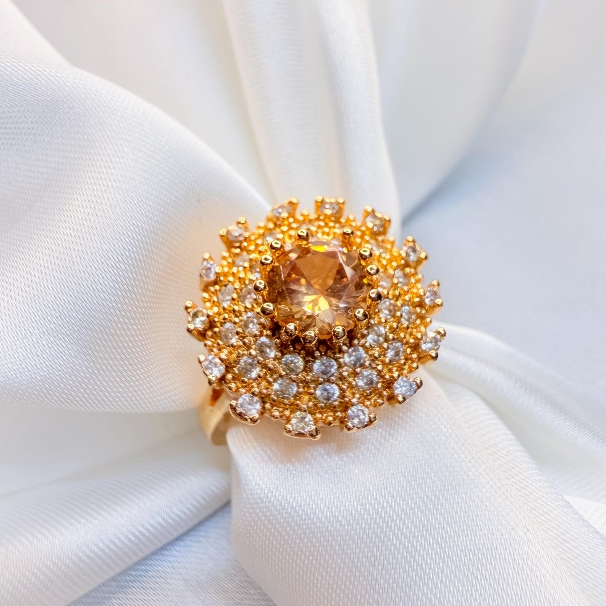 Oval Crystalline Ring - Inara Jewellery