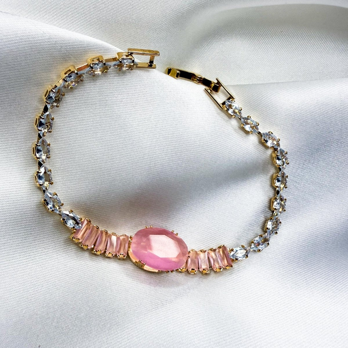 Oval Gemstone Bracelet - Inara Jewellery