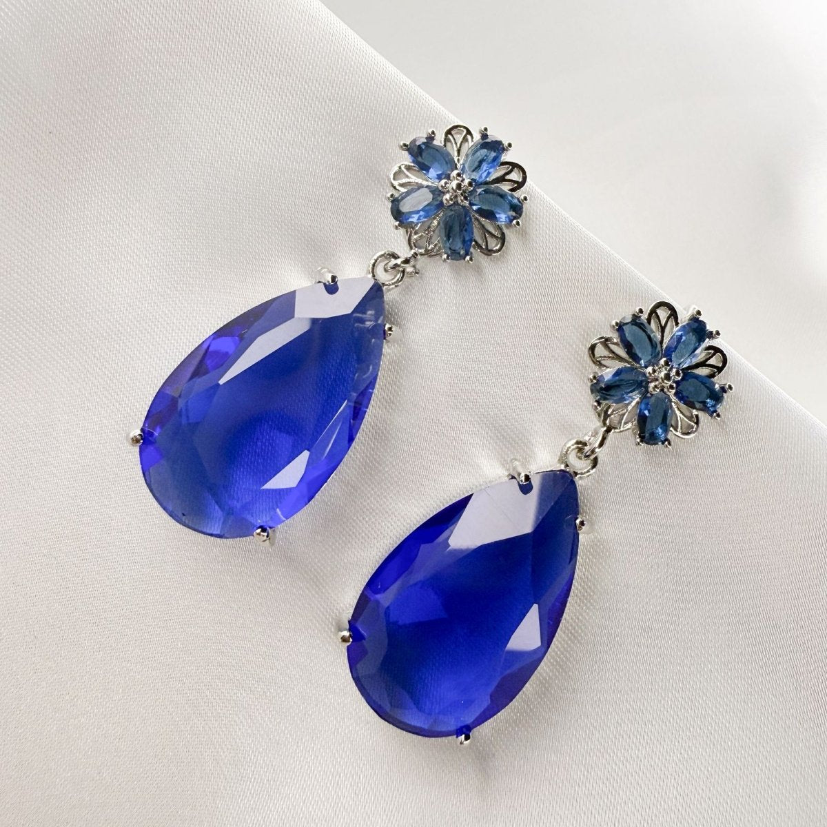 PrismDrop Multicolor Teardrop Earrings - Inara Jewellery