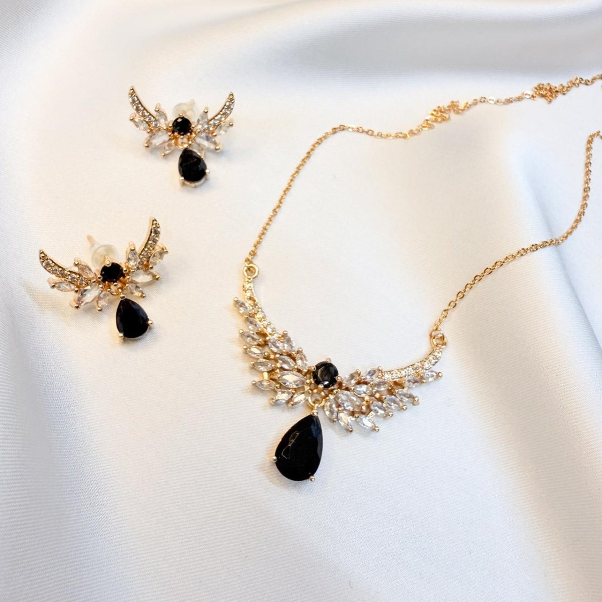 Rose Gold Elegance Set - Inara Jewellery
