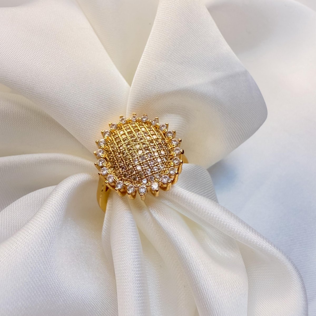 Royal Ruby Silver Ring (Adjustable) - Inara Jewellery