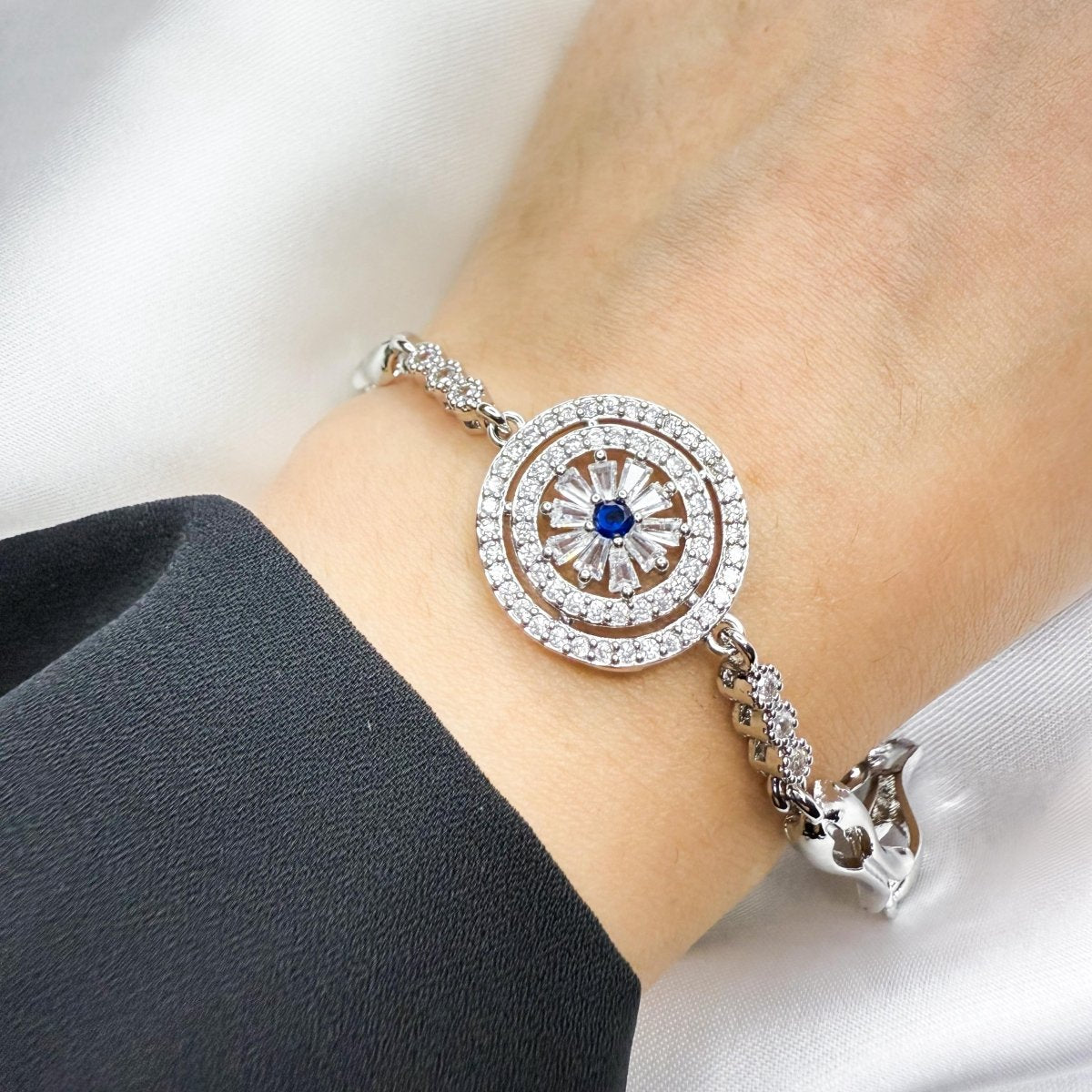 Silver Wavelet Braclet - Inara Jewellery