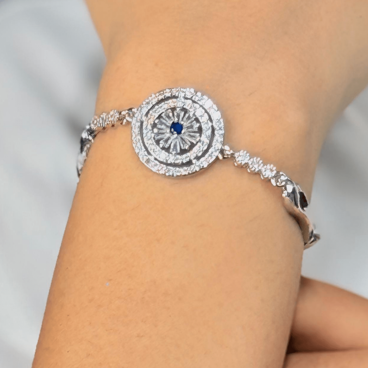 Silver Wavelet Braclet - Inara Jewellery