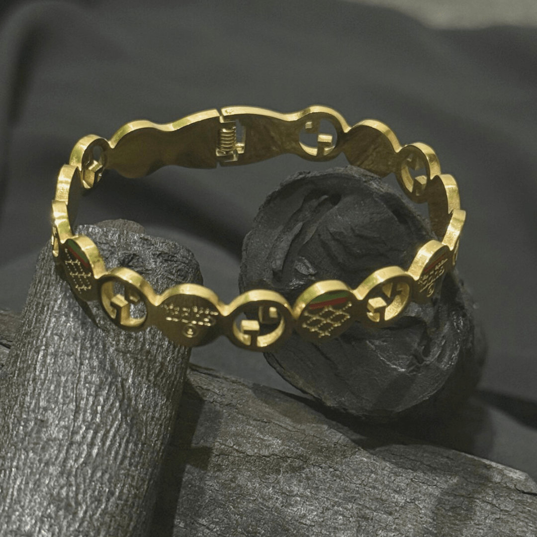 Stainless Gucci Bangle - Inara Jewellery