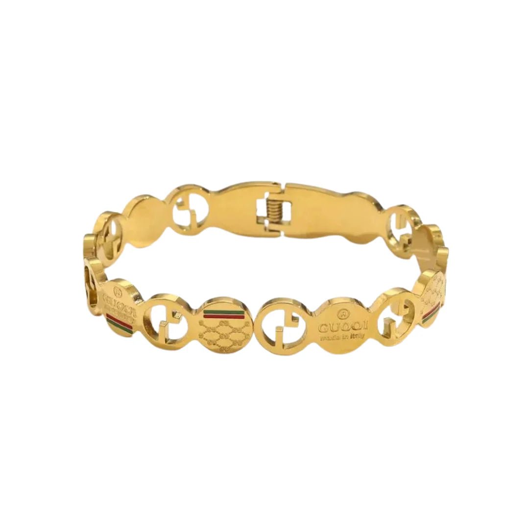 Stainless Gucci Bangle - Inara Jewellery