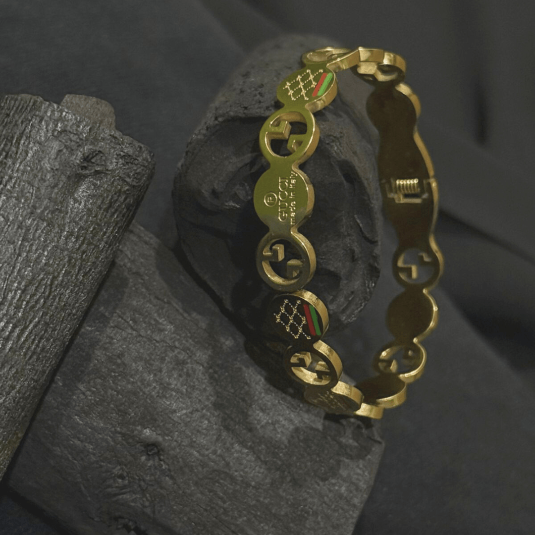 Stainless Gucci Bangle - Inara Jewellery