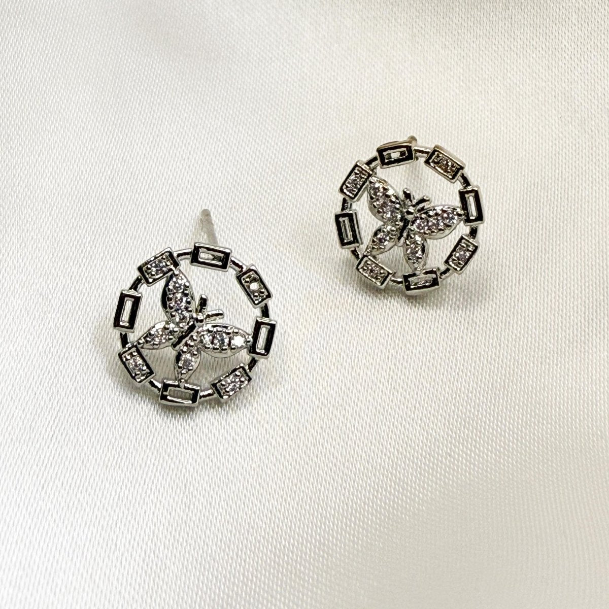 WhisperWing Butterfly Ear Stud - Inara Jewellery